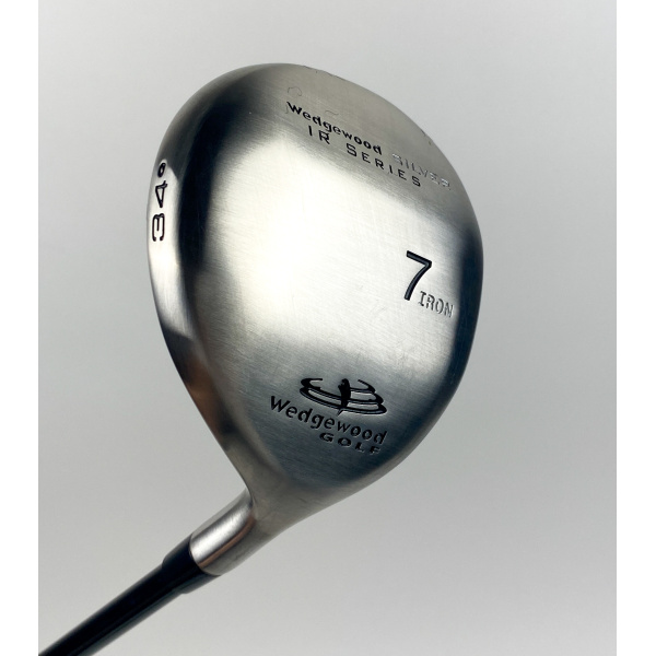 Used RH Wedgewood Silver IR-Series 7 Iron 34* Graphite Ladies Flex Golf Club