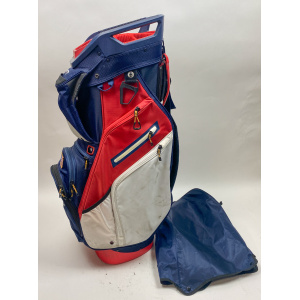 Used Sun Mountain Cart/Cary USA Red White & Blue Golf Bag 14-Way Ships Free