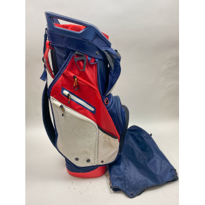 Used Sun Mountain Cart/Cary USA Red White & Blue Golf Bag 14-Way Ships Free