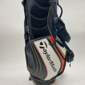 Taylormade Golf 2016 Tour Staff Stand Bag Black/White/Gold/Red w/ Rainhood