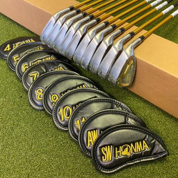 New Honma Beres S-07 4 Star 4-11/AW/SW 10 Piece 47g Regular Flex Graphite Set