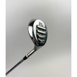 Used TaylorMade Pittsburgh Persimmon Tour Cleek Metalwood 24* Steel Golf Club