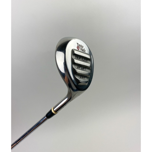 Used TaylorMade Pittsburgh Persimmon Tour Cleek Metalwood 24* Steel Golf Club