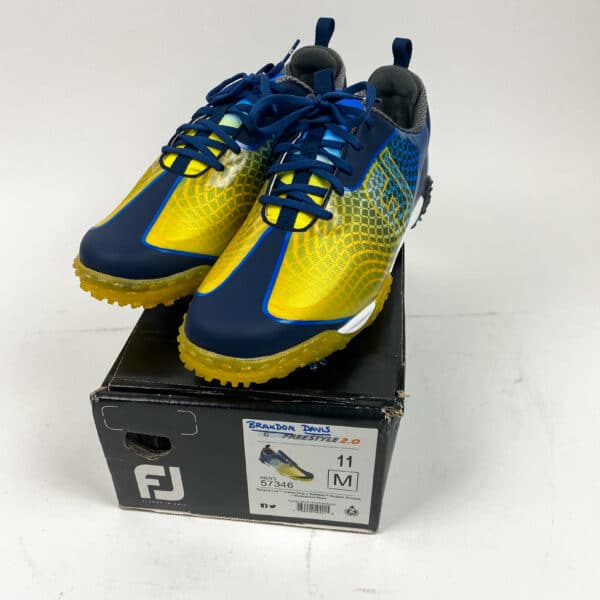New FootJoy Freestyle 2.0 SoftSpike Mens Size US 11 Golf Shoes Waterproof Mesh