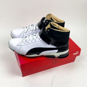 New Puma Titantour Ignite Hightop Men's SoftSpike Golf Shoe 11 White/Black