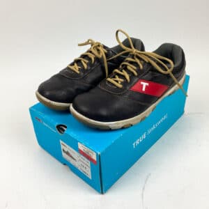 Used True Linkswear True Proto Spikeless Mens Size US 10.5 Leather Golf Shoes