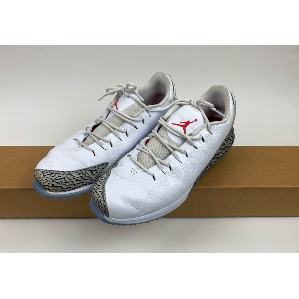 jordan adg white cement golf shoes