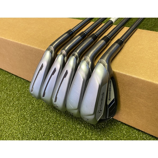 Used RH TaylorMade SpeedBlade Irons 5-9 45g Ladies Flex Graphite Golf Club Set