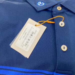 NWT Peter Millar Scotty Cameron Circle T Men's Navy Blue Polo Shirt Size: Large