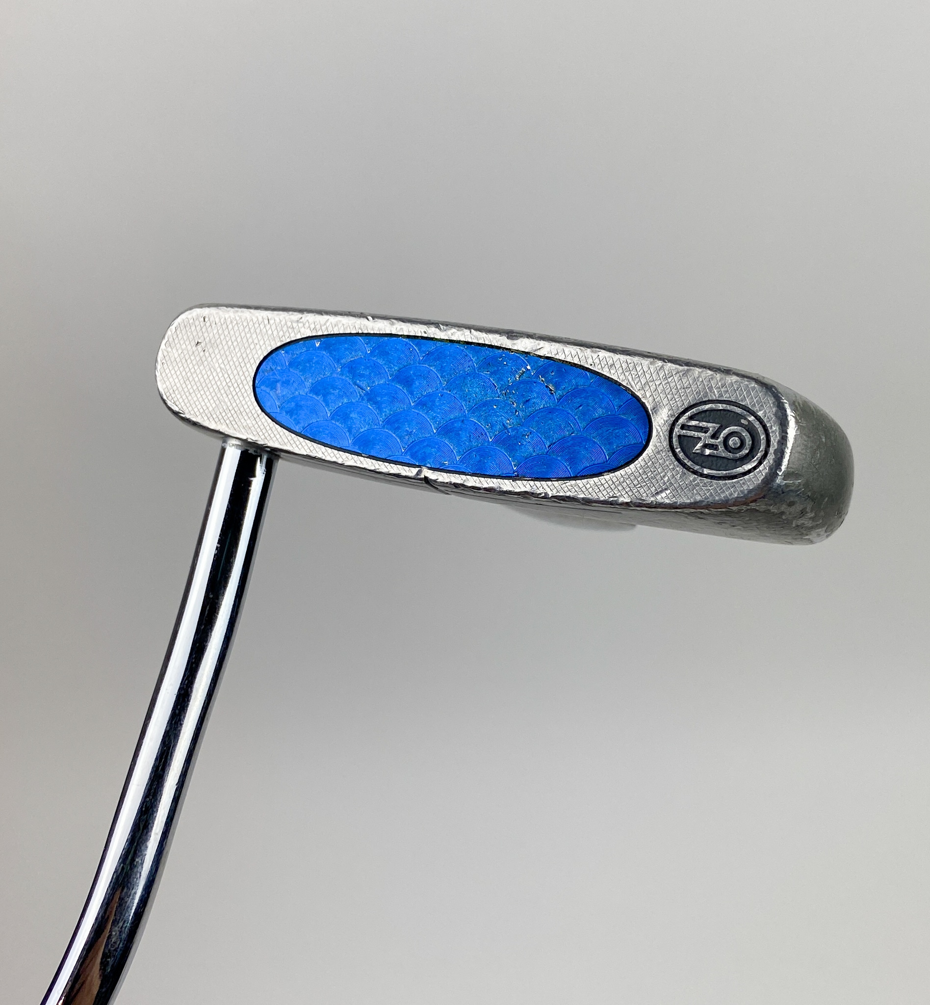 Used Right Handed Nike OZ T100 Blue Chip Mallet 35 Putter Steel Golf Club SwingPoint Golf