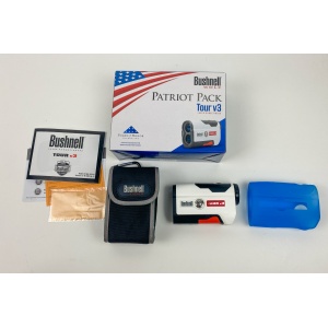 Bushnell Tour V3 Laser Rangefinder Patriot Pack W/ Protective Sleeve/Carry Case