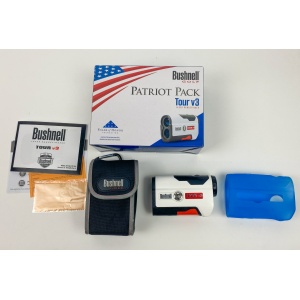 Bushnell Tour V3 Laser Rangefinder Patriot Pack W/ Protective Sleeve/Carry Case