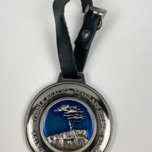 Pebble Beach Resorts Spanish Bay Spyglass Hill Del Monte 1919 Bag Tag Gray