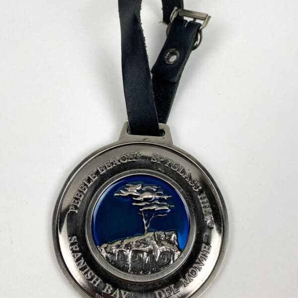 Pebble Beach Resorts Spanish Bay Spyglass Hill Del Monte 1919 Bag Tag Gray