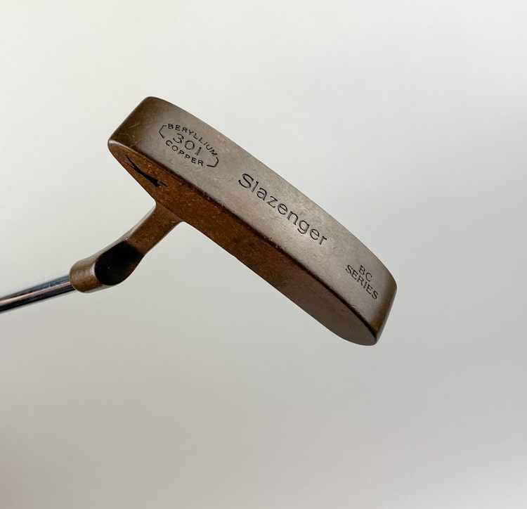 Slazenger BC Series beryllium 510 copper putter RH top steel shaft golf club