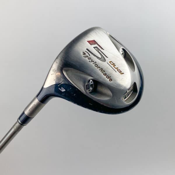 Used LEFT HANDED TaylorMade Golf R5 Dual 3 Wood Regular Flex 55g Golf Club