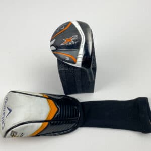 Used Right Handed Callaway X2 Hot Fairway 3 Wood HEAD ONLY Golf Club