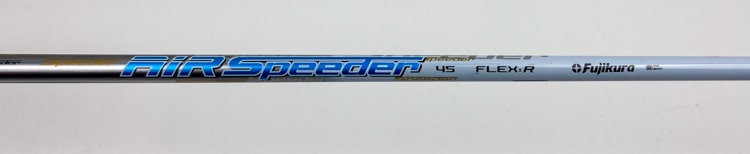 Used Fujikura Air Speeder 45g Regular Flex Graphite Driver Shaft TaylorMade Tip