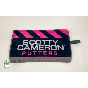 Brand New Scotty Cameron Studio Designs Golf Towel Caution Stripe