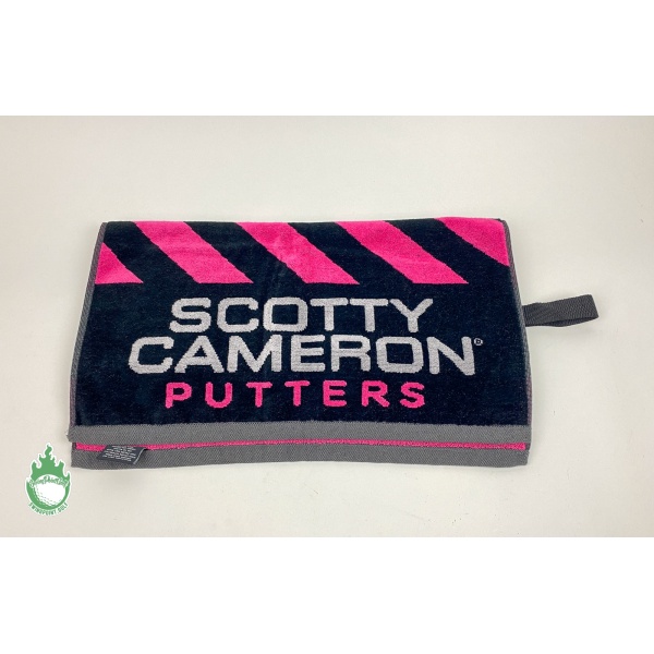 Brand New Scotty Cameron Studio Designs Golf Towel Caution Stripe