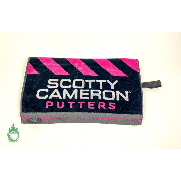 Scotty Cameron Studio Design Golf Towel” Brand New Scotty Cameron Studio Designs Golf Towel Caution Stripe