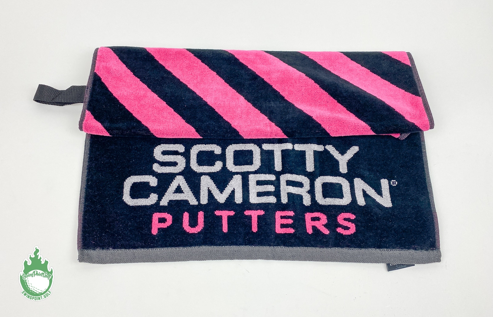 Brand New Scotty Cameron Studio Designs Golf Towel Caution Stripe