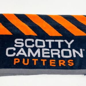 Brand New Scotty Cameron Studio Designs Golf Towel Caution Stripe