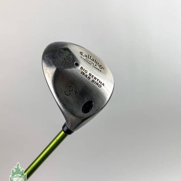 Callaway Big Bertha War Bird Strong Three 3 + Plus Fairway Wood Stiff Graphite
