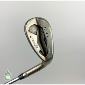 Used RH Ping Black Dot Tour-S 56*-12* Sand Wedge KBS Tour Stiff Flex Steel Golf