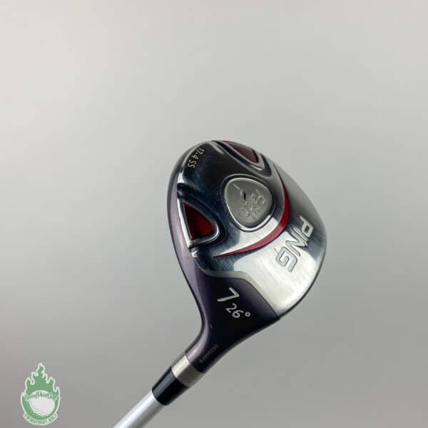 Used Right Handed Ping Faith Fairway 7 Wood 26* ULT 220 Ladies Graphite Golf