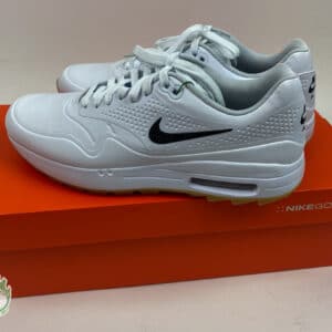 New in Box Nike Golf Air Max 1 G Golf Shoes White Gum AQ0863 101 Size 10 Rare SwingPoint Golf