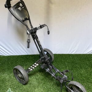 Used Tour Trek 3 Wheel Collapsible One Click Golf Push Pull Cart Ships Free