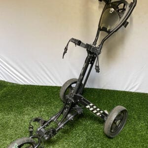 Used Tour Trek 3 Wheel Collapsible One Click Golf Push Pull Cart Ships Free