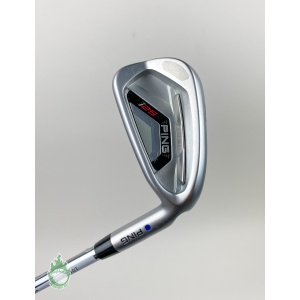 Used DEMO Right Handed Ping Blue Dot i25 7 Iron CFS Stiff Flex Steel Golf Club