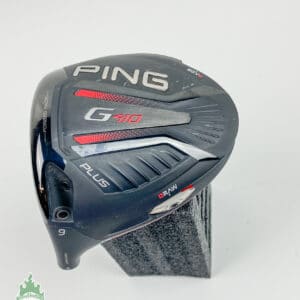 Used Left Handed Ping G410 Plus Driver 9* HEAD ONLY Golf Club Needs Screw