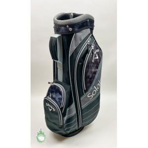 Callaway Solaire Carry Golf Bag 6 Dividers Black/Gray/Green