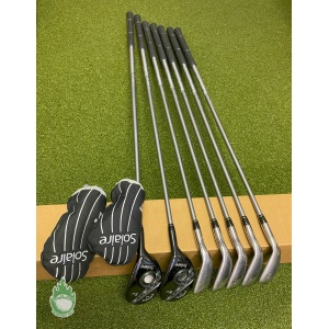 Used RH Callaway Solaire Irons 5H 6H 7-PW/SW Ladies Flex Graphite Golf Club Set