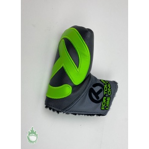 Used Scotty Cameron Circle T Mid Mallet Putter Headcover Industrial Lime Green