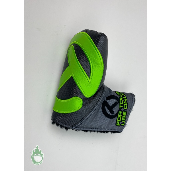Used Scotty Cameron Circle T Mid Mallet Putter Headcover Industrial Lime Green