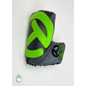 Used Scotty Cameron Circle T Mid Mallet Putter Headcover Industrial Lime Green