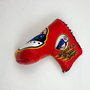 Used Scotty Cameron Custom Shop Blade Putter Headcover Red Johnny Racer