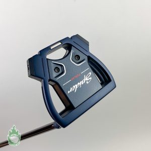 Tour Issued Used TaylorMade Spider X Navy 36.5" Putter Black Steel Golf Club