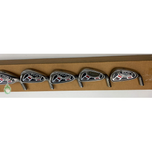Used Right Handed Ping Black Dot G15 Irons 4-PW/UW/SW HEADS ONLY Golf Club Set