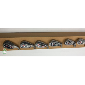 Used Right Handed Ping Black Dot G15 Irons 4-PW/UW/SW HEADS ONLY Golf Club Set