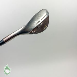 Used LEFT HAND Cleveland CG15 DSG Chrome Wedge 56* Wedge Flex Steel Golf Club