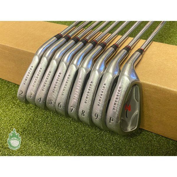 Used RH Dimension Z 1 Irons 2-PW Rifle Lite 5.0 Regular Flex Steel Golf Set