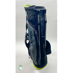 Used Ping 4Series Golf Cart/Carry Stand Bag 5-Way Black E2 Enhanced Ergonomics