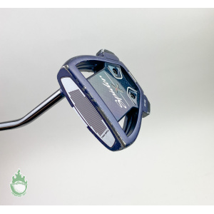 Used Right Handed TaylorMade Spider X Navy 35" Putter Black Steel Golf Club