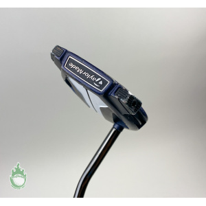 Used Right Handed TaylorMade Spider X Navy 35" Putter Black Steel Golf Club