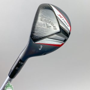 Used LEFT Hand Callaway X Hot 3 Hybrid 19* 65g Regular Flex Graphite Golf Club